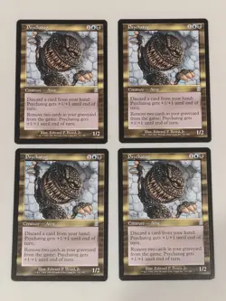 Psychatog Odyssey X4 Play Set MTG Magic The Gathering Uncommon NM - Image 1