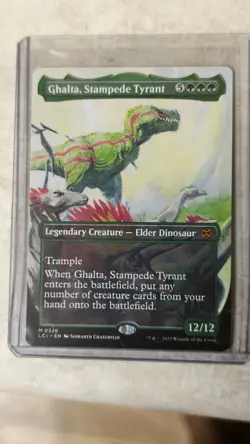 Ghalta, Stampede Tyrant Borderless | Commander Dinosaur | MTG | NM/LP - Image 1