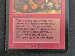Stone Giant - Alpha - LP - MTG - Magic The Gathering - Red - Creature - Image 2