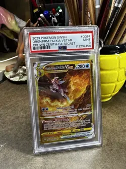 PSA 9 Origin Forme Palkia VSTAR GG67 Pokemon Crown Zenith Galarian Gallery - Image 1