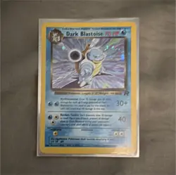 Pokemon Dark Blastoise 3/82 Team Rocket Holo Rare 70 HP Wizards of the Coast - Image 1