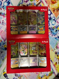 Pokemon 151 Sam’s Club Mini Tins Collection Box - Set of 2 (8 Tins) - Image 1