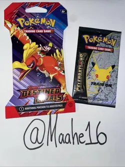 Pokemon TCG Sealed Lot Destined Rivas + Celebrations - Image 1