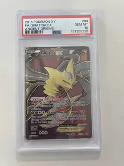 2015 POKEMON XY ANCIENT ORIGINS #93 FULL ART/GIRATINA EX PSA 10 - Image 3