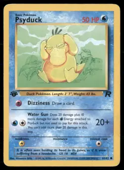 Psyduck 65/82 - Team Rocket 1st Edition - MP - Image 1