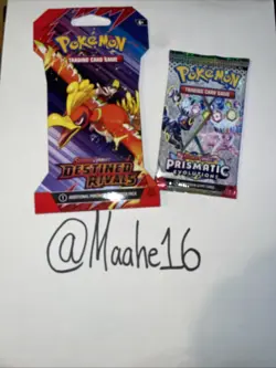 Pokemon TCG Sealed Lot Destined Rivals + Prismatic Evolutions - Image 1