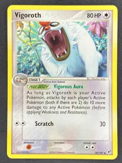 Pokemon Vigoroth 50/107 DX EX Deoxys NM - Image 1
