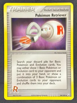 Pokemon Pokemon Retriever 84/109 TRR EX Team Rocket Returns LP/NM - Image 1