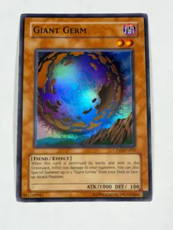 Yugioh Giant Germ CP05-EN002 Super Rare Promo LP - Image 1
