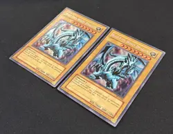 (2x) Yu-Gi-Oh! Blue-Eyes White Dragon 2003 Collectors Unlimited BPT-009 Secret - Image 2