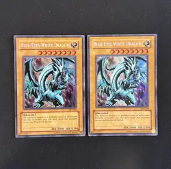 (2x) Yu-Gi-Oh! Blue-Eyes White Dragon 2003 Collectors Unlimited BPT-009 Secret - Image 4