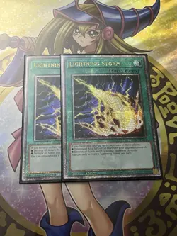 Yugioh! 2x NM Lightning Storm (Quarter Century Secret Rare) RA01-EN061 - Image 1