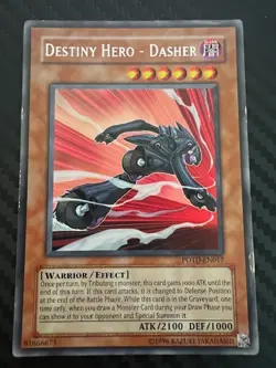 Yugioh Destiny Hero - Dasher POTD-EN017 Rare Unlimited DMG - Image 1