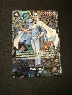 One Piece CCG Rob Lucci English Alt Art OP05-093 - Image 2
