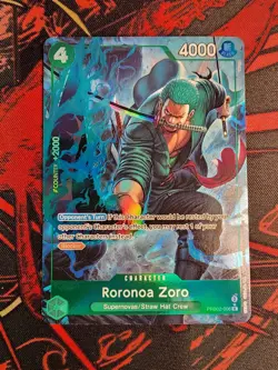 Roronoa Zoro - PRB02-006 (Alternate Art) - Premium Booster -The Best- Vol. 2 - Image 1