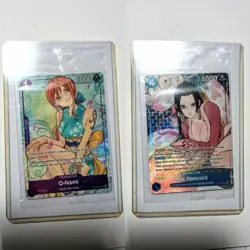 One Piece TCG Illustration Box Vol 1 PROMO SET O-Nami OP05-062 & Boa Hancock - Image 1