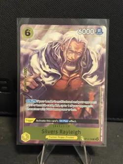 One Piece Rayleigh OP14 R The Azure Sea's Seven Dash Pack Promo Foil 1x - Image 1