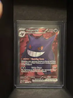 Pokemon Gengar EX TCG Full Art Ultra Rare Holo Card 193/162 Temporal Forces - Image 1