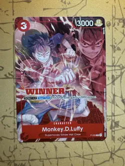 Monkey.D.Luffy - P-006 (Winner Pack Vol. 1) P-006 One Piece Promotion Cards - Image 1