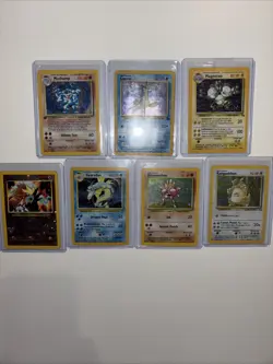 Pokemon 1999 WOTC 7 Card Holo Lot - Image 1