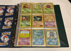 500+ Pokemon MIX CARD LOT in Binder Base set, Ex's, Mega Ex's, Trainers, Energys - Image 3