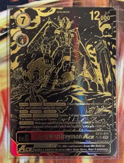 Digimon Card Game Sinister Order BlackWarGreymon ACE (Rare Pull) EX10-010 SR - Image 5