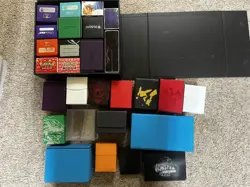 Trading Card Deck Box + Yugioh Dice Collection - Image 1