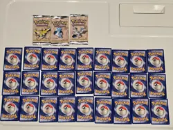 Lot of (27) Pokemon Fossil 1st Edition Cards NM - With All 3 Pack Arts - Image 2