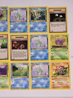 Lot of (27) Pokemon Fossil 1st Edition Cards NM - With All 3 Pack Arts - Image 5
