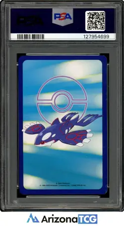 Pokemon 2003 Kyogre Joker Pokemon Sapphire Playing Cards Japanese PSA 5 - Image 2