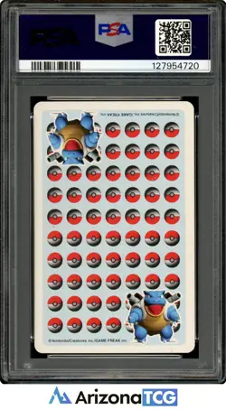 Pokemon 1998 Articuno A Spade Pokemon Stadium Blue Playing Cards Japanese PSA 7 - Image 2