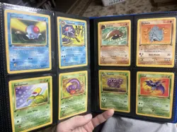 160 CARDS FIRE LOT - Pokemon Binder Collection - Charizard, 1st Ed Kabuto, Tag - Image 2