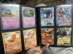 160 CARDS FIRE LOT - Pokemon Binder Collection - Charizard, 1st Ed Kabuto, Tag - Image 5