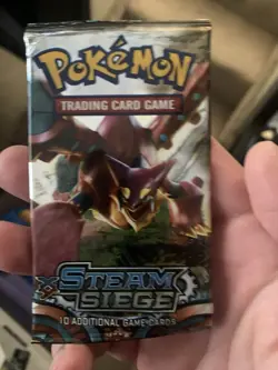Pokemon XY Steam Siege Booster Pack Factory Sealed TCG Trading Card Wax Sealed - Image 1