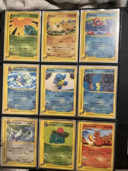 Vintage Pokemon Card Lot Expeditions 63 Cards+energies (deck boxes empty) - Image 1
