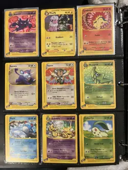 Vintage Pokemon Card Lot Expeditions 63 Cards+energies (deck boxes empty) - Image 2