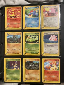 Vintage Pokemon Card Lot Expeditions 63 Cards+energies (deck boxes empty) - Image 3
