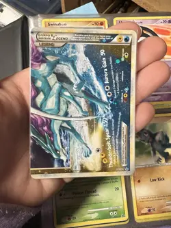 Pokemon Raikou & Suicune LEGEND Card (bottom) 93/95 Thunderbolt Spear - Image 1