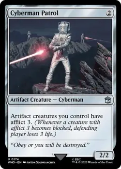 MTG - Cyberman Patrol - Universes Beyond: Doctor Who - Light Play - Normal - Image 1