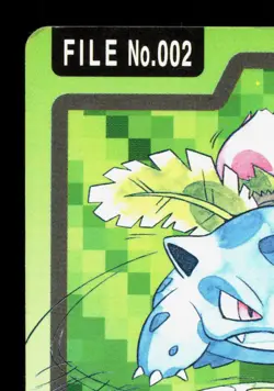 Ivysaur NO. 002 Bandai Carddass Series 3-4 MP Japanese Pokemon Card TCG - Image 2