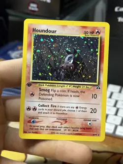 1st Edition Houndour 5/75 Neo Discovery 2001 Holo Rare WOTC Pokemon Card TCG - Image 3