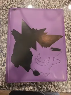 Pokemon TCG Card Game Elite Gengar 9-Pocket Zippered Ultra PRO Binder Collection - Image 1