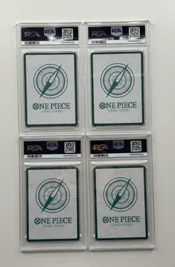 2025 ONE PIECE ENGLISH VERSION 2ND ANNIVERSARY SET DON!! CARD PSA 9 LOT OF 4 - Image 2