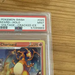 Pokemon TCG Cards Charizard 025/185 Vivid Voltage Cracked Ice Promo PSA 9 MINT - Image 4