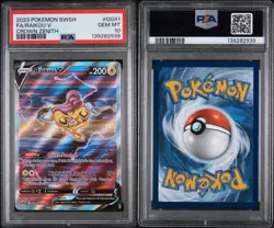 2023 POKEMON SWORD & SHIELD CROWN ZENITH #GG41 FULL ART/RAIKOU V PSA 10 - Image 3