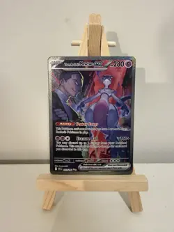 Pokemon TCG Destined Rivals Team Rocket's Mewtwo EX SIR 231/182 - Image 1