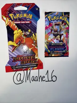 Pokemon TCG Phantasmal Flames + Destined Rivals Sealed Lot - Image 1