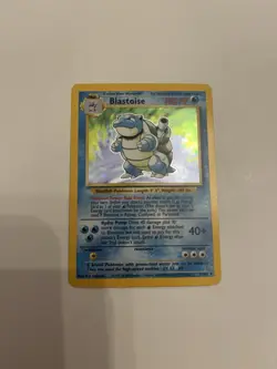 Blastoise Holo Rare - Base Set 1999 Pokemon TCG WotC Vintage - Image 1