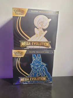 2x Pokemon Mega Evolutions Elite Trainer Box ETB Set Lucario Gardevoir Sealed - Image 1