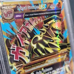 Pokemon XY Ancient Origins Primal Groudon EX Full Art #97/98 PSA 7 - Image 3
